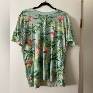 Old Navy Green and Red Short Sleeve Tee